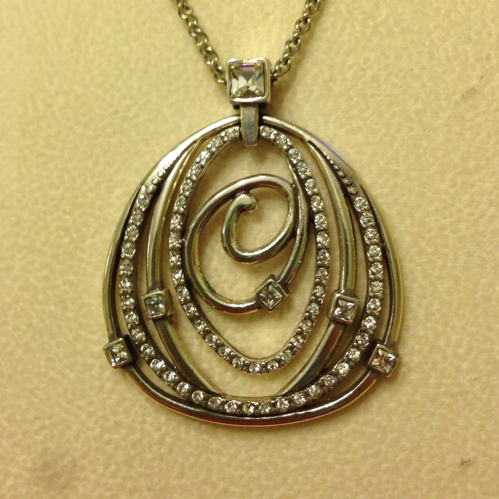 Brighton silver and Swarovski cryatal necklace